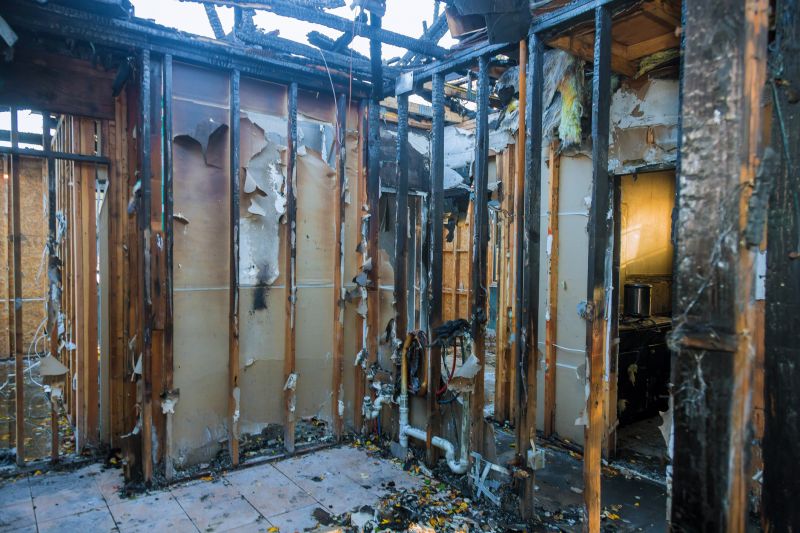 Fire Damage Cleanup detail